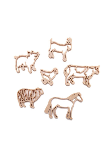 steker boerderij dieren