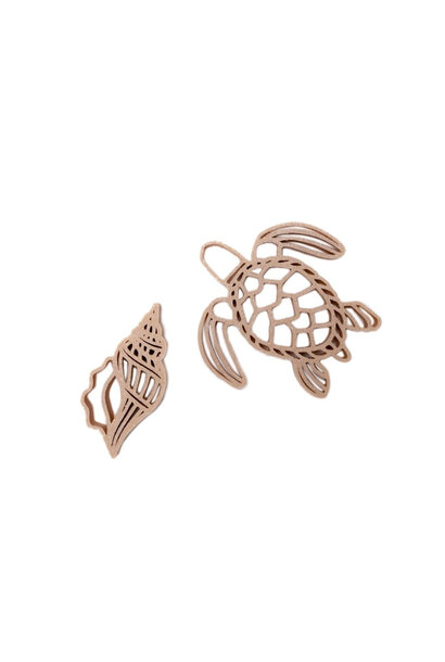 uitsteker schildpad + schelp