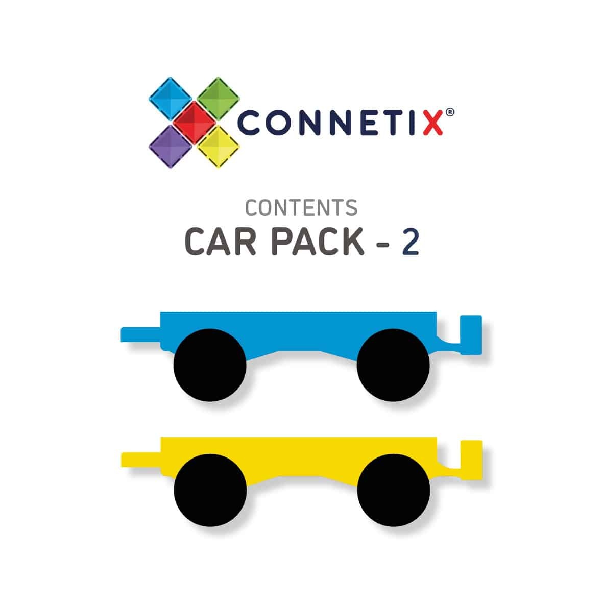 Connetix auto uitbreiding set 2 delig-3