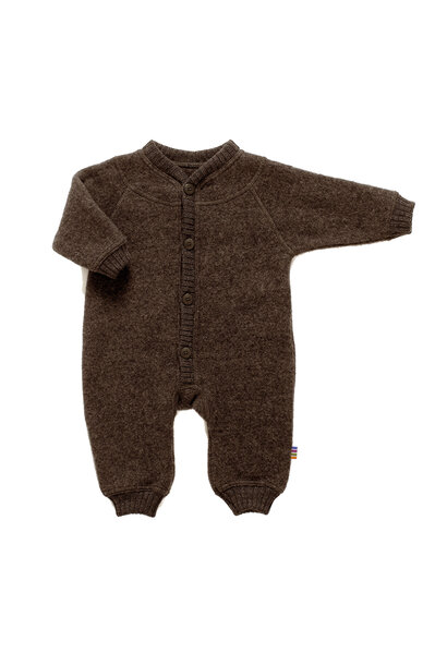 jumpsuit wol fleece - dark bark