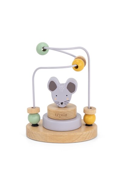 Trixie houten kralenframe mrs mouse