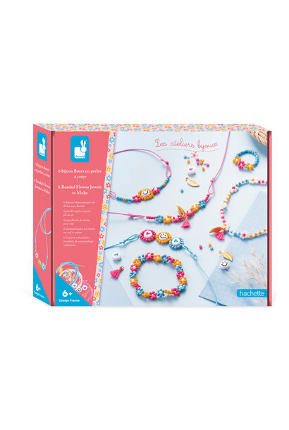 Janod atelier bijoux - sieraden maken bloemen 6+