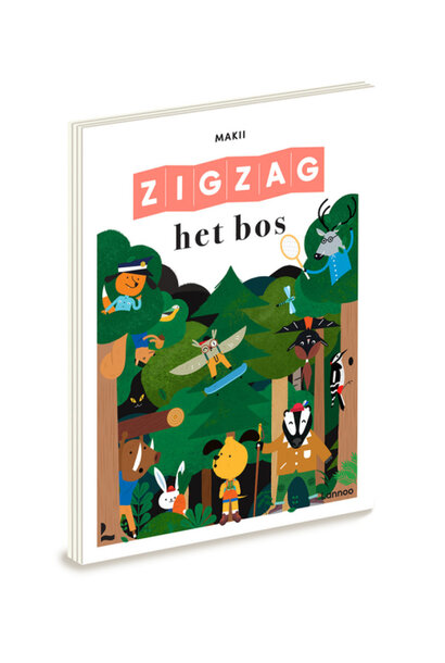 Zigzag boek | het bos