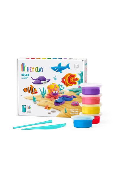 boetseerklei oceaan dieren 6 figuren