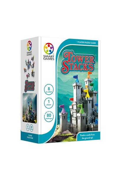 puzzel spel tower stacks 8+