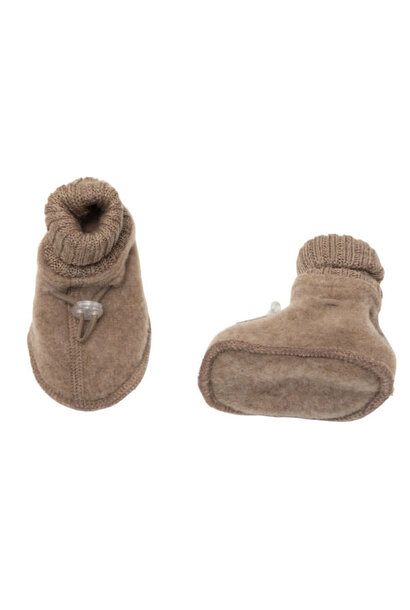 Joha slofjes wol fleece - beige