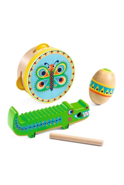 Djeco percussie muziekinstrumenten set animambo DJ06031