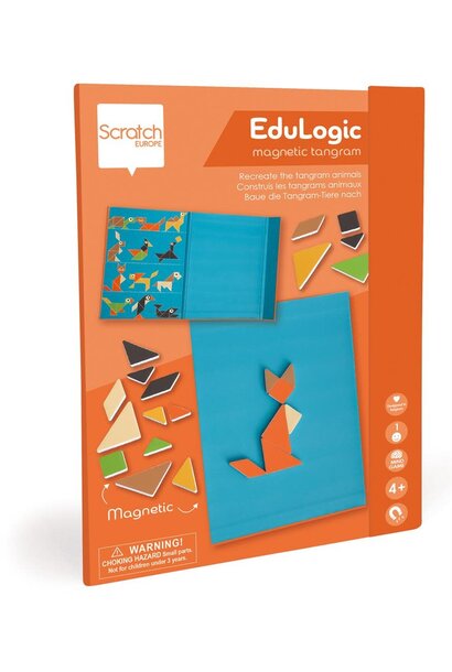 Scratch edulogic magnetisch spel - dieren tangram