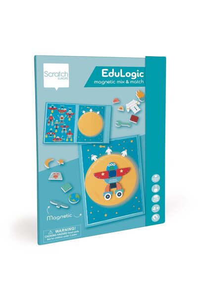 Scratch edulogic magnetisch spel mix & match - ruimte avontuur