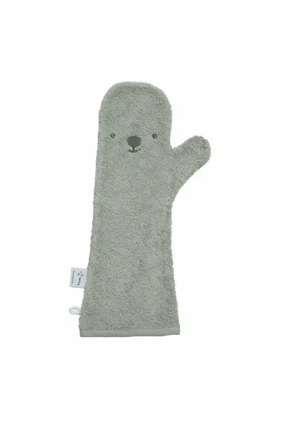 shower glove olive