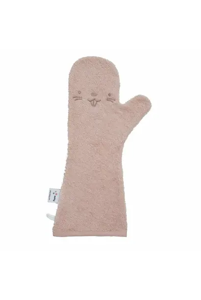shower glove blush