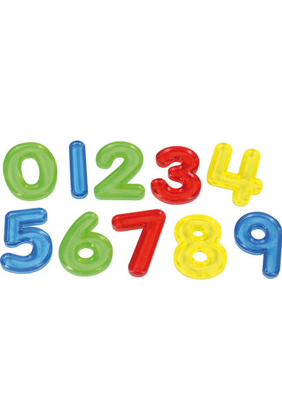 Tickit gekleurde acryl cijfers 0-9