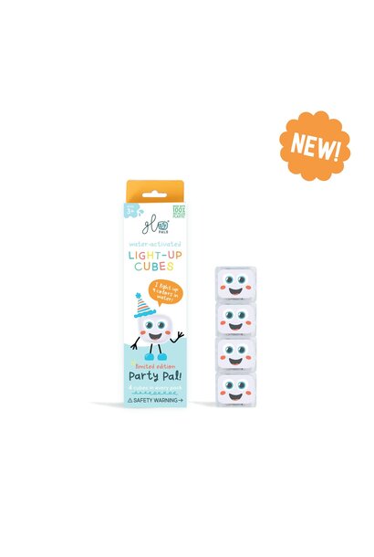lichtgevende blokjes 4 stuks party multicolor