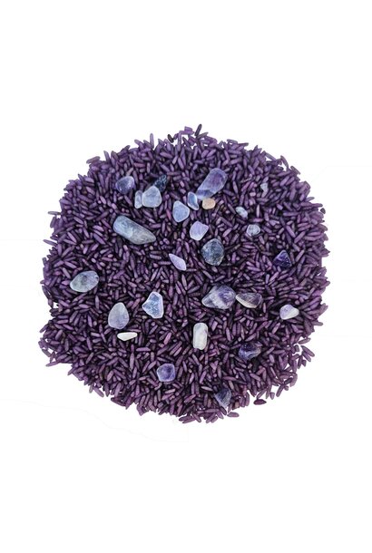 speelrijst 300 gram - shiny stone mix