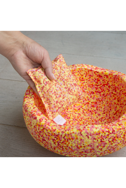 Little botanic label sensorisch pittenzakje confetti super warm