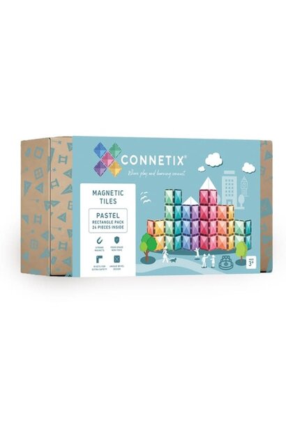 PASTEL rectangle pack 24 delig