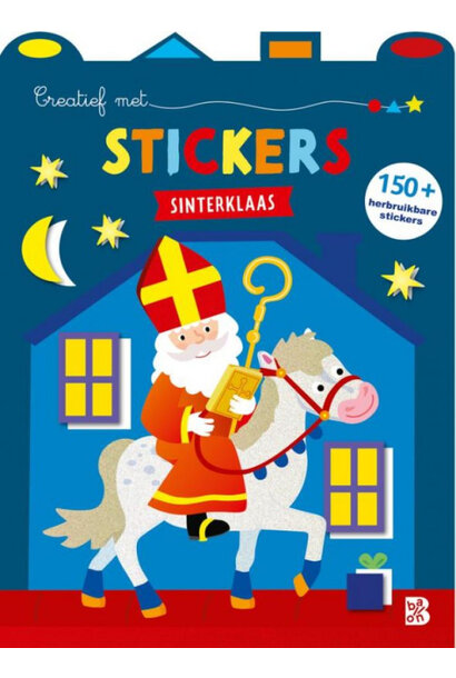 creatief met stickers - Sinterklaas