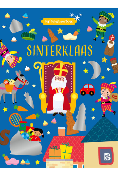 foliestickerboek met uitkap - Sinterklaas