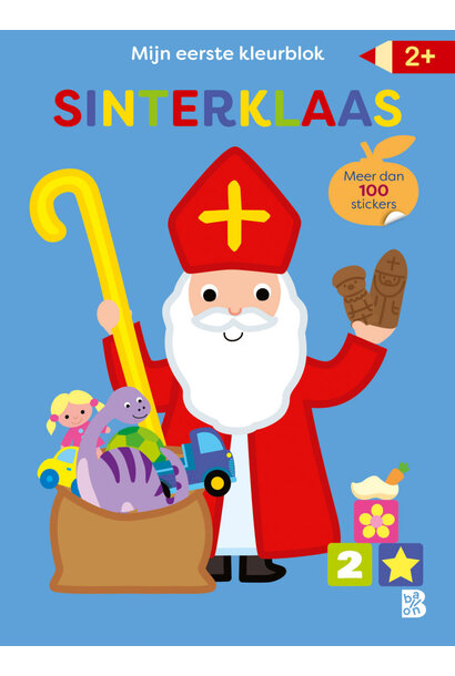 kleurblok met stickers -  Sinterklaas