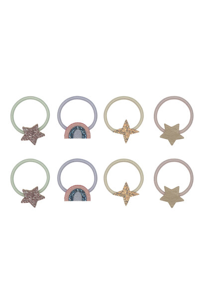 Mimi & Lula mini elastieken regenboog + ster