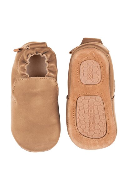 Melton lederen baby schoenen 476 cognac