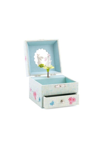 sieradendoosje met muziek lief konijn DJ06596