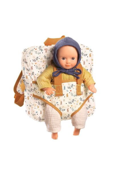 Djeco 2-in-1 rugtas en poppen draagzak DJ07783