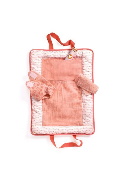 Djeco poppen luiertas roze DJ07850