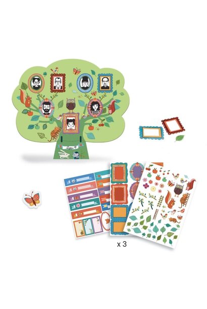 Djeco knutselset diy familie stamboom DJ07914