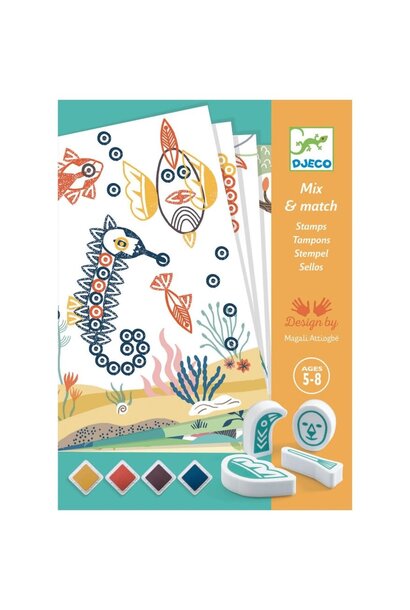 Djeco knutselset dieren stempelen DJ08742