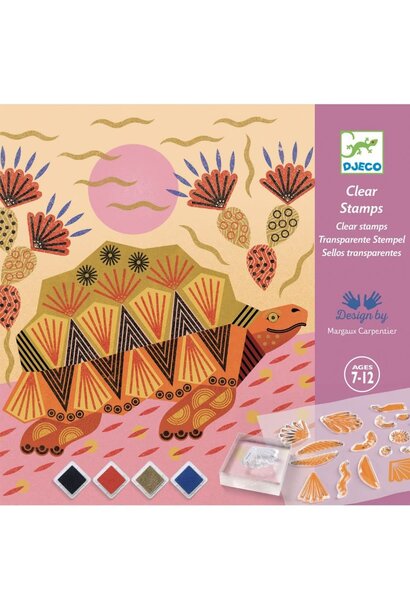 Djeco knutselset stempelen wilde dieren DJ08966