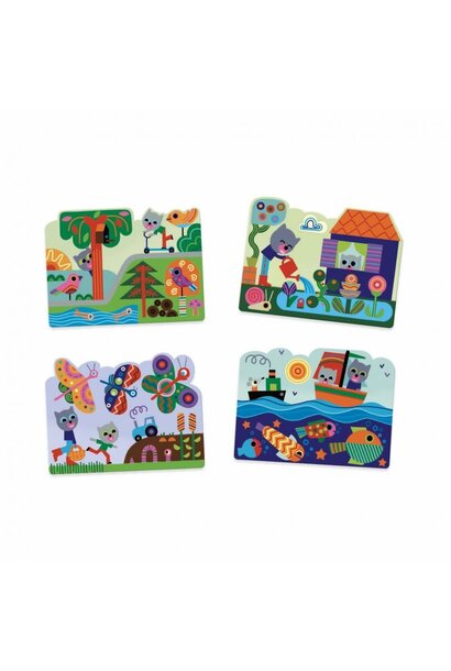 Djeco kleuren met water DJ09063 - in de tuin