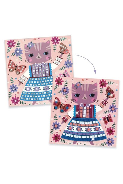 Djeco mozaïek stickers huisdieren DJ09425