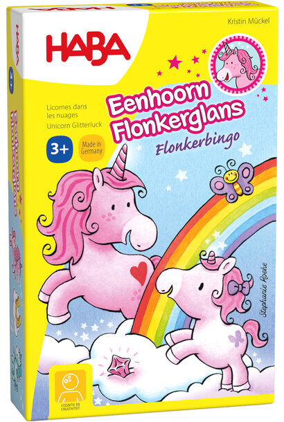 eenhoorn flonkerglans - flonkerbingo