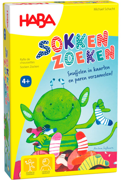 verzamelspel sokken zoeken 4+