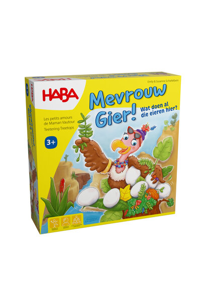 spel mevrouw gier,  wat doen al die eieren hier? 3+
