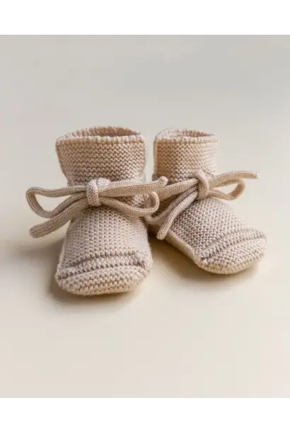 Hvid booties oat 0-9M