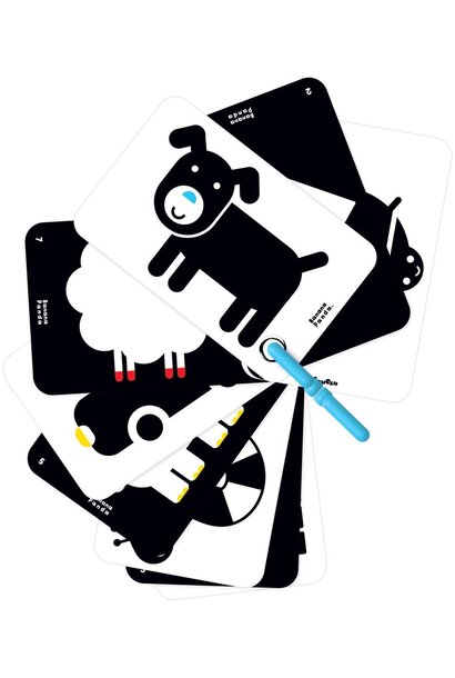 contrast flash cards 3M+