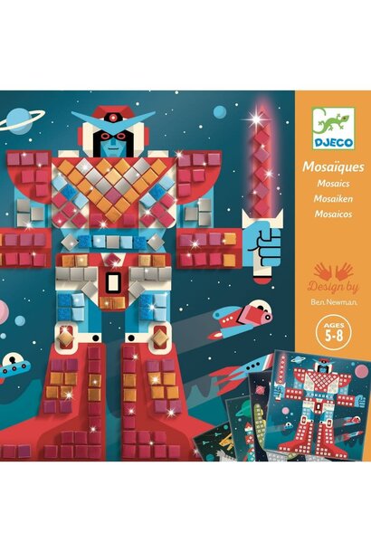 Djeco mozaïek stickers ruimte DJ09424