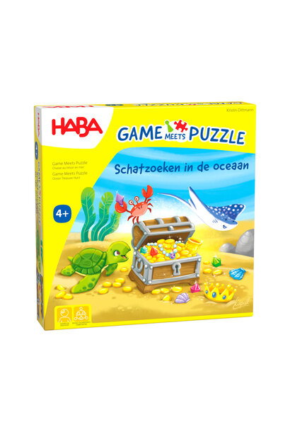 puzzel spel | schatzoeken in de oceaan 4+