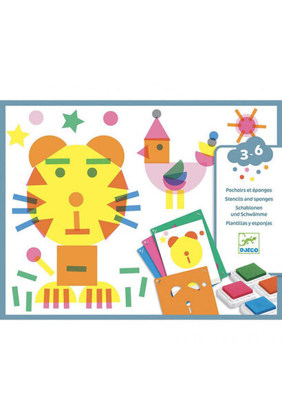 sjablonen en stempels knutselset DJ09899