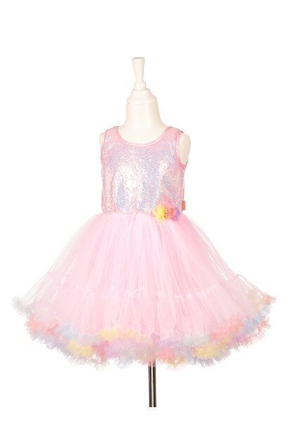 glitter jurk met tule rok