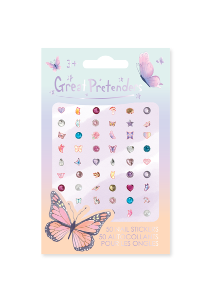 nagel stickers vlinders