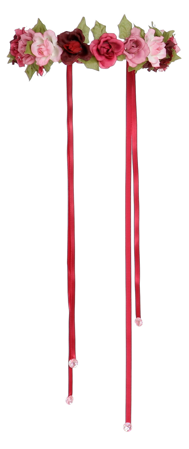 bloemen haarband met linten-3