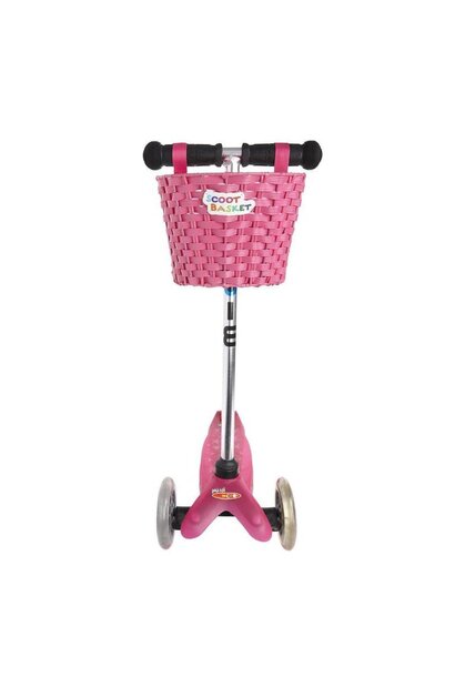 micro step mandje roze