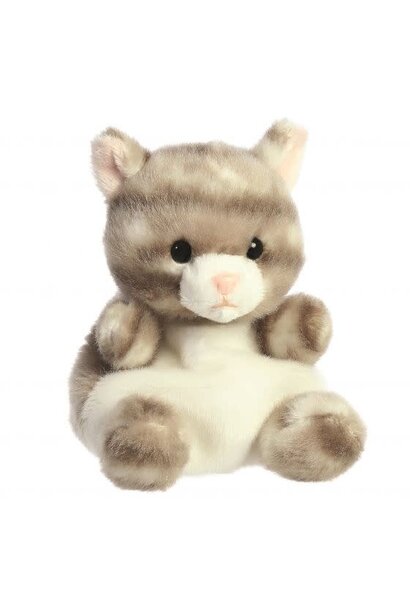 knuffel 13cm grijze kat