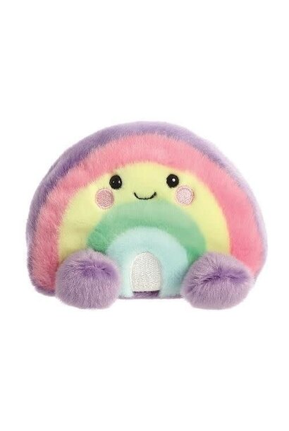 knuffel 13cm regenboog