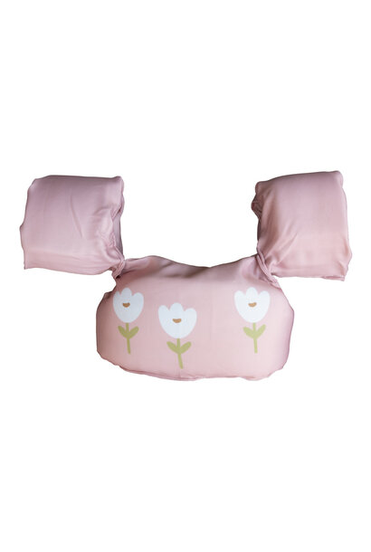 Puddle jumper roze bloemen