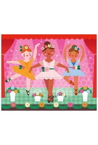 2-1 puzzel on the go 49 delig ballerina