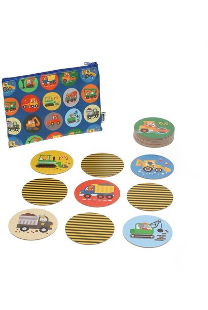 on-the-go memorie spel voertuigen